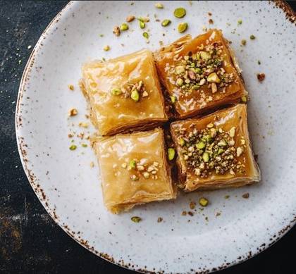 Baklawa Orzechowa + Baklawa Pistacjowa