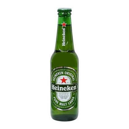 Heineken Premium Lager Beer ALC 5% Vol (330ml Glass Bottle) x1
