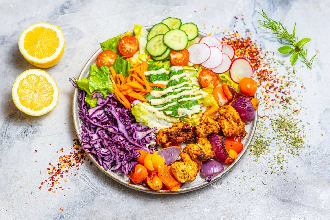 Chicken Tikka Salad