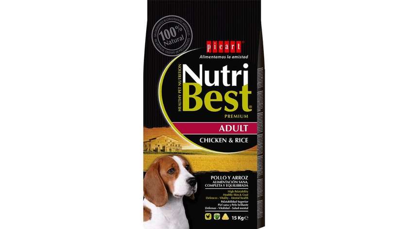 Picart Premium NutriBest Adult Chicken & Rice 15kg