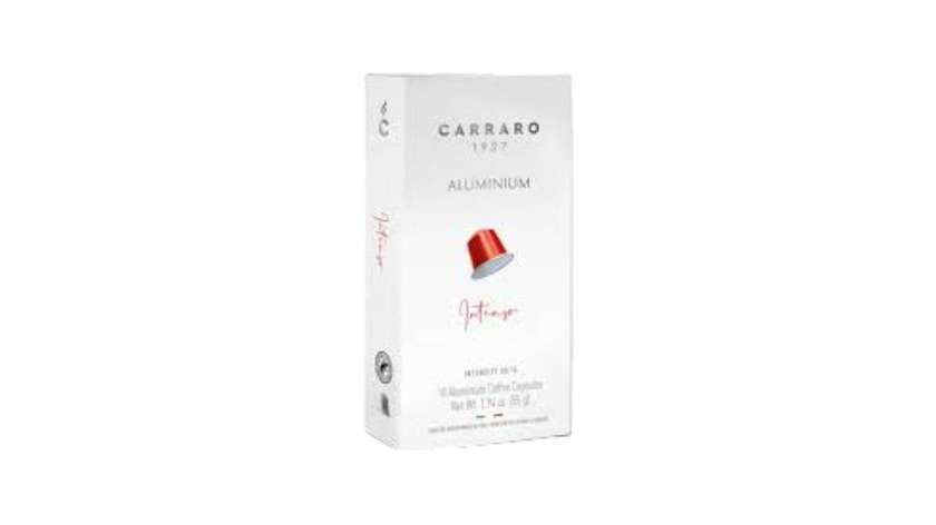 Carraro Capsules Intenso Aluminium Compatible For Nespresso Box X10