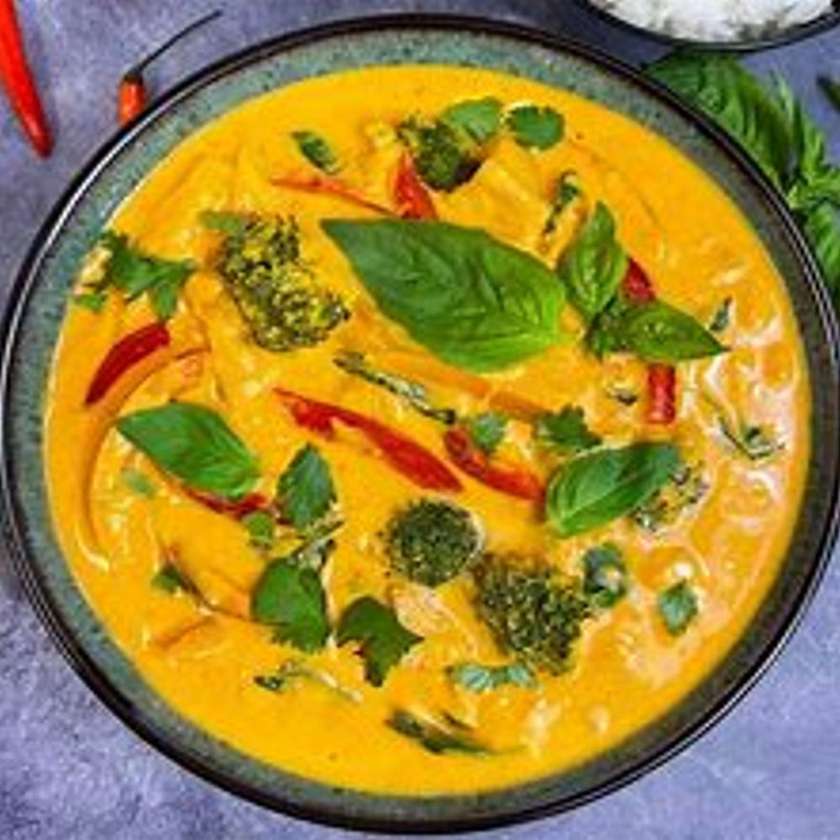 Traditional Thai yellow curry