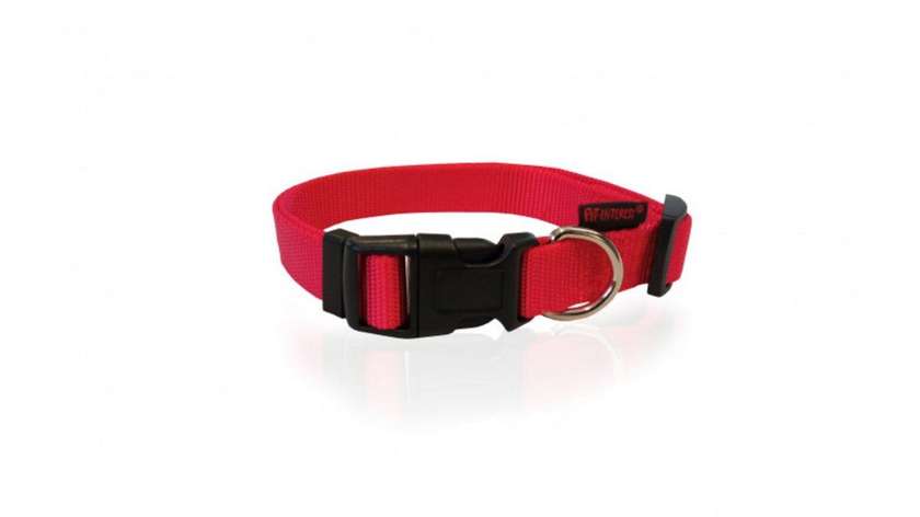 Pet-Intrest Collar Red 19X33cm 10Mm Width XS