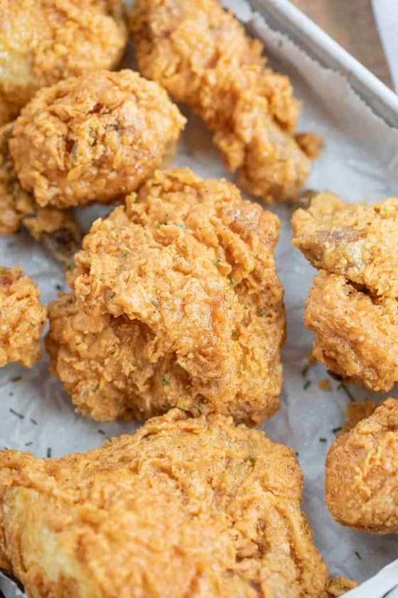 Crispy Deep Fried Half Chicken