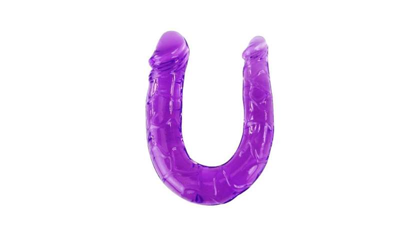 Baile - Double Dildo In Lilac Flexible Jelly