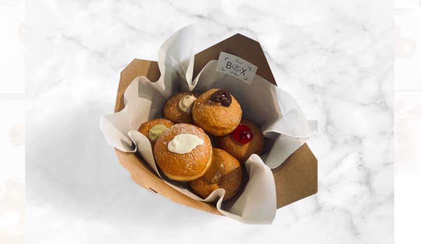 Box of 5 Filled Dounts