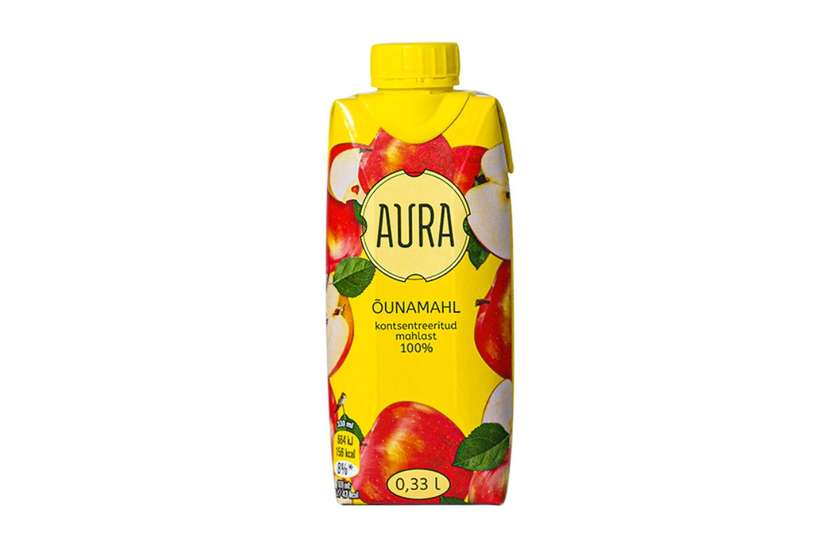 Aura Apple Juice, 0.33 l