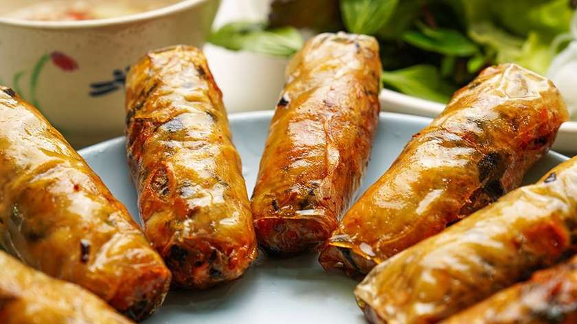 Fried Springrolls with Shrimps