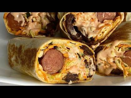 Beef Shawarma, Egg, Bacon