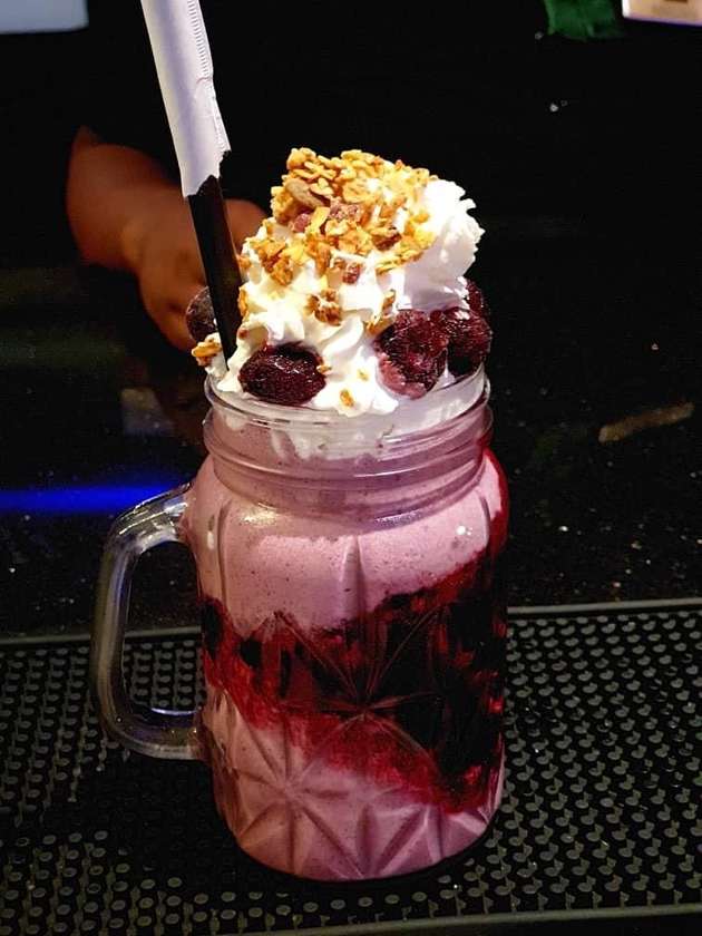 Strawberry milkshake