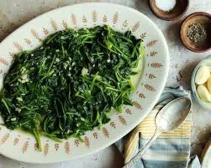 Steamed Baby Spinach