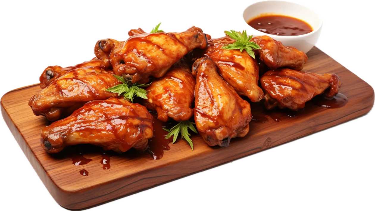 Grilled chicken wings