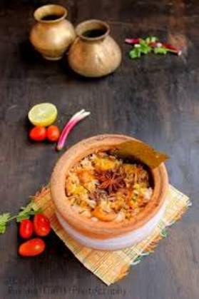 Matka Prawns Biriyani