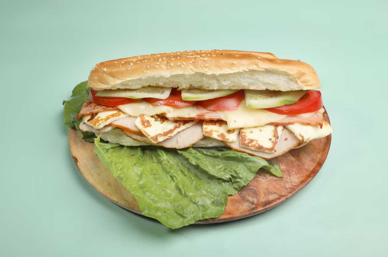 Salami & Cheese Sandwich