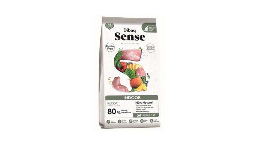 Dibaq Sense Indoor Dry Food with Rabbit, Grain-Free Cat Food 6 kg