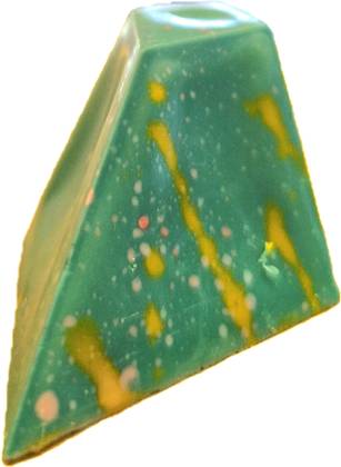 Lime-Pistachio Chocolate Candy