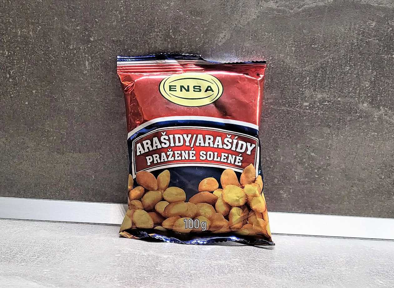 Arašídy Pražené, Solené