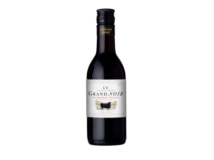 Vīns "GRAND NOIR" Sauv Blanc, 2018 ,187ml ,12.5%