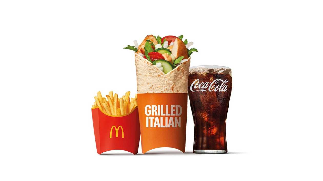 GRILLED ITALIAN MCWRAP VELKÉ MCMENU