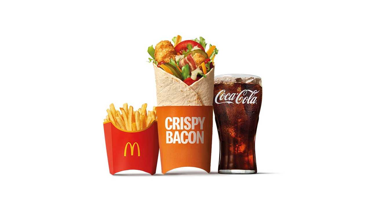 CRISPY BACON MCWRAP VELKÉ MCMENU