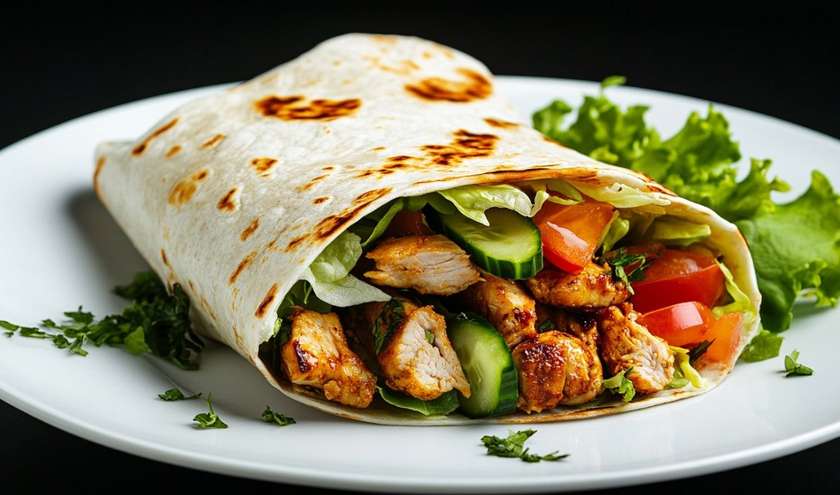 Zestaw Tortilla KURCZAK PLUS (WRAP + BAKLAWA ORZEC