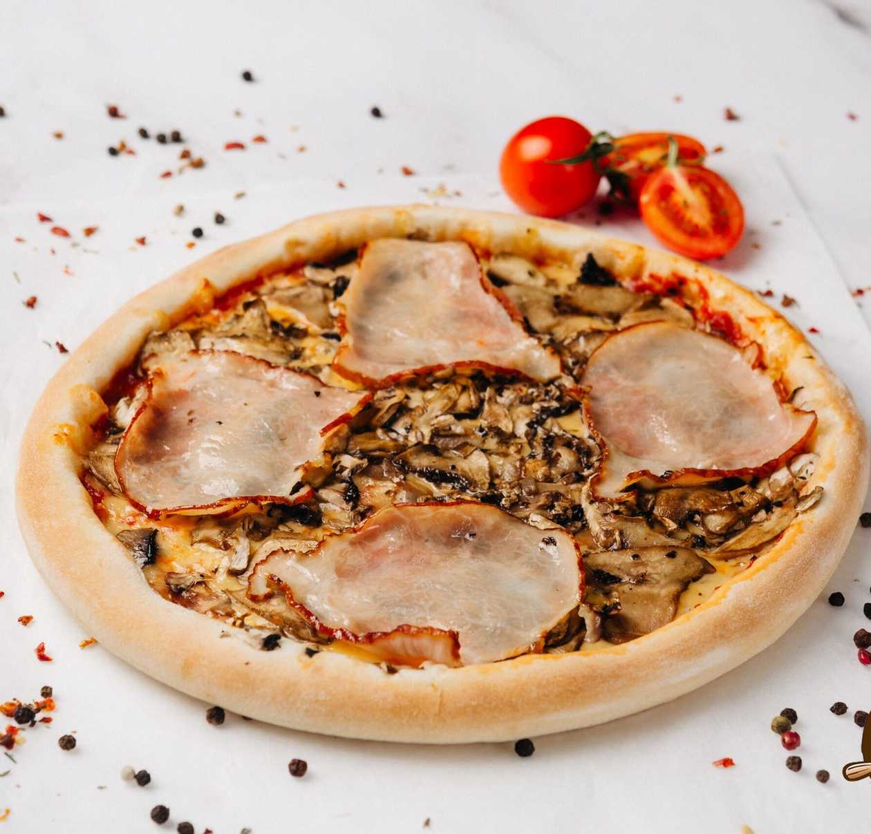 ❄️Pizza with mushrooms