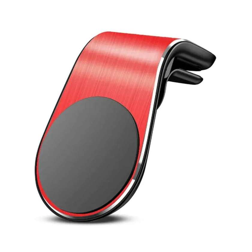 ტელეფონის მაგნიტური დამჭერი წითელი/magnetic phone holder red
