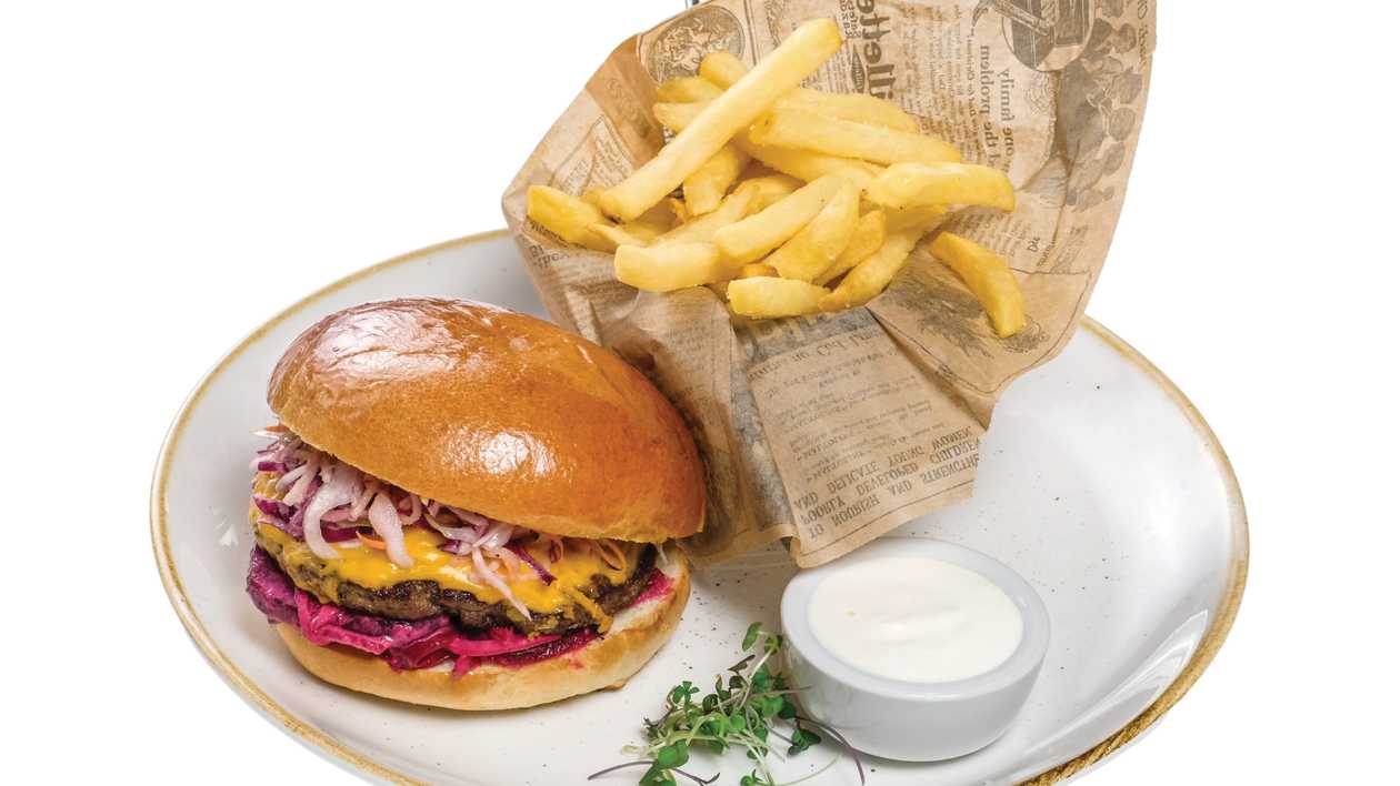 Alņa gaļas burgers
