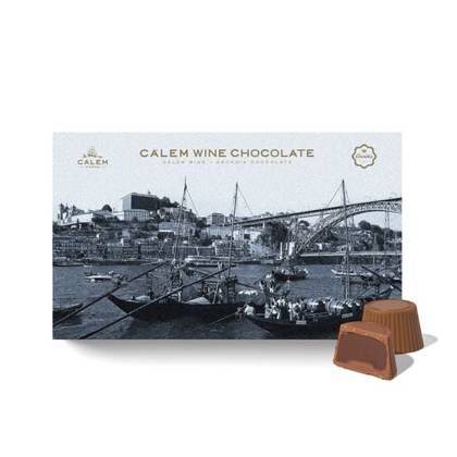 Milk Chocolate Bonbons with Cálem Wine - Rabelo Boats