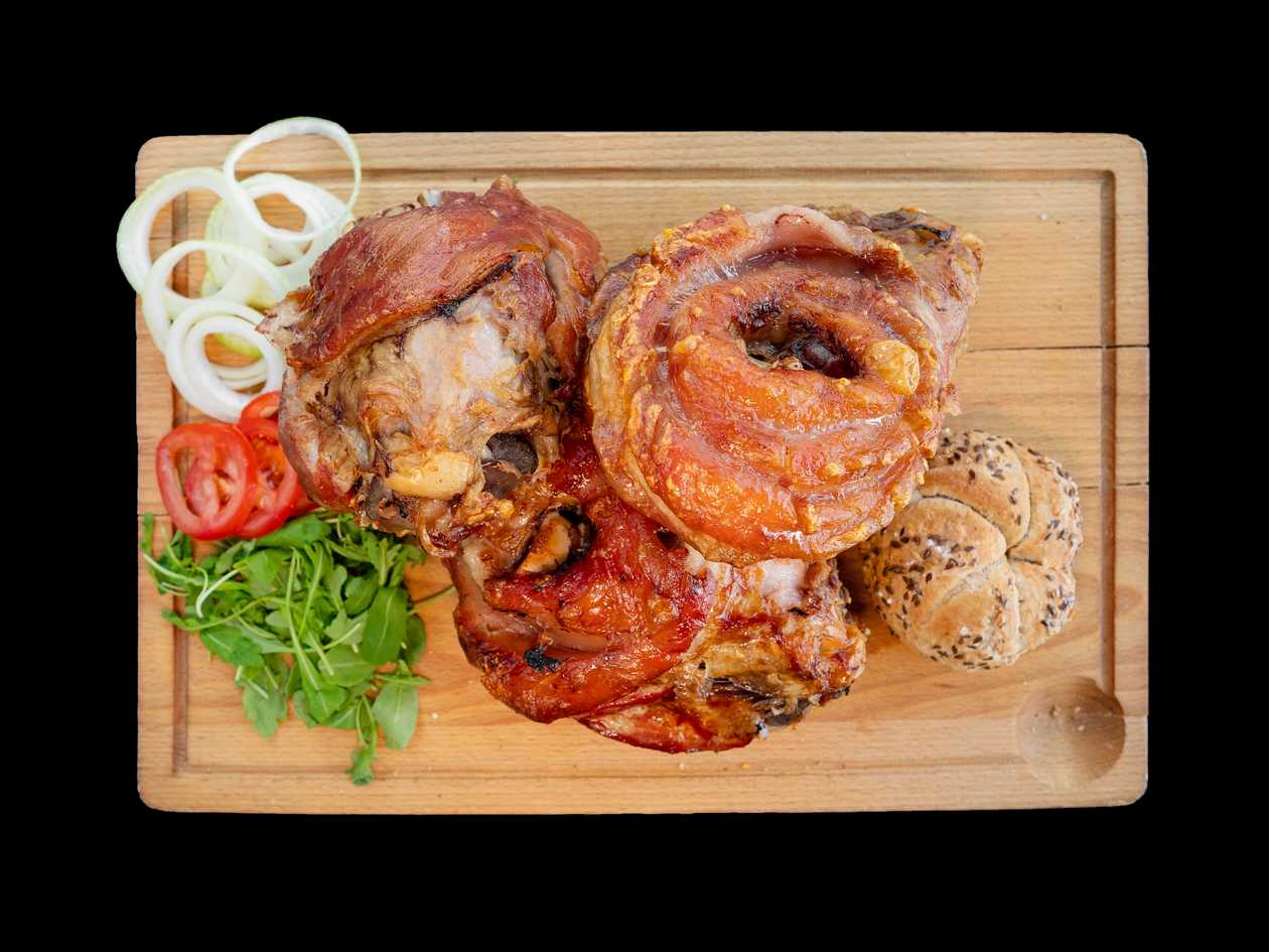 Bone-in confit leg with bread, mustard and pickle 1pc (approx. 1kg)
