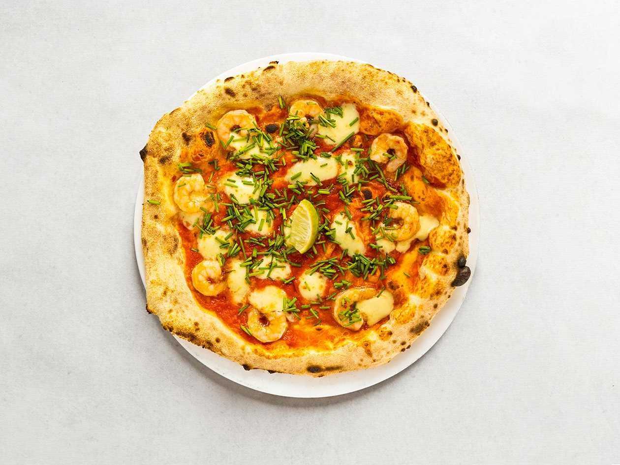 Pizza Gamberi picante