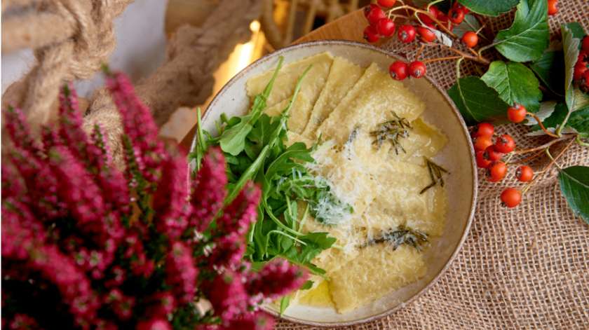 Grzybowe ravioli