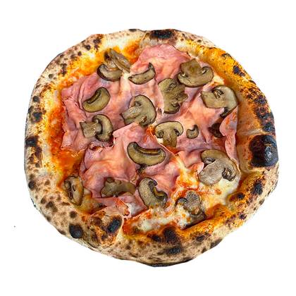 Pizza prosciutto e funghi