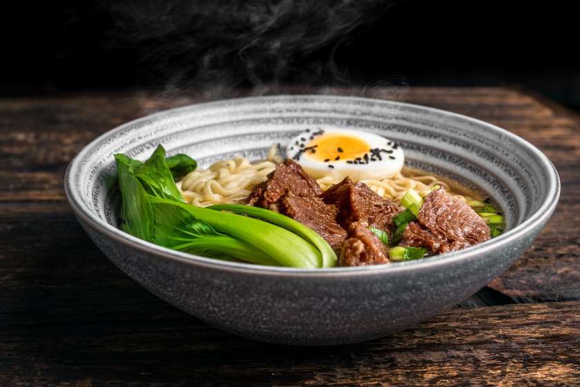 Miso ramen with Beef Tenderloin