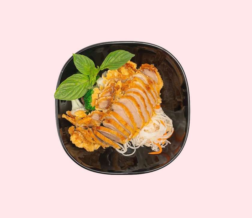 Crispy duck with curry sauce