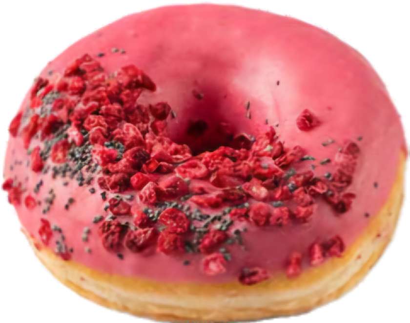 ROYAL DONUT with raspberry filling