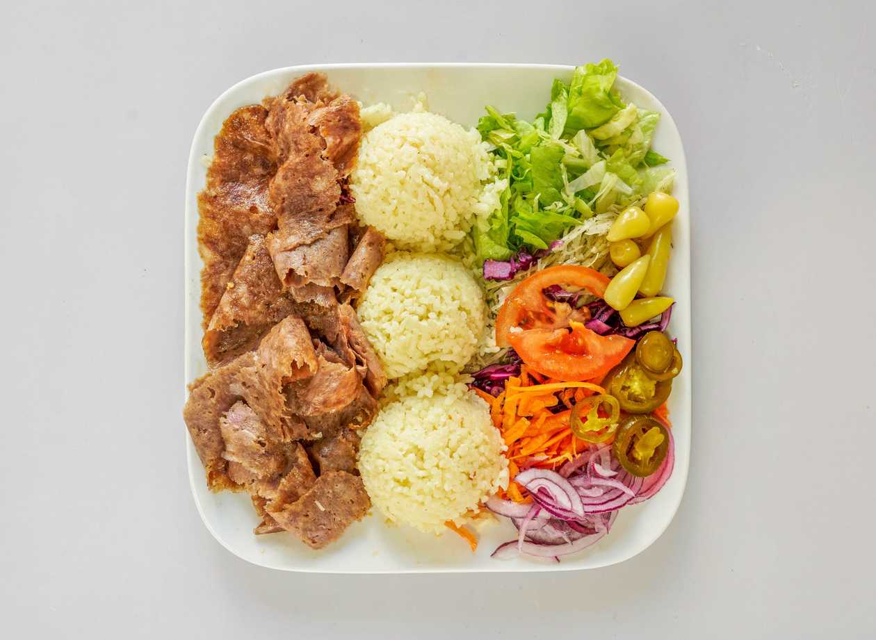 Plate with Rice