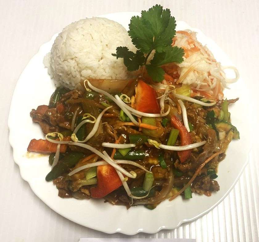 Beef with vegetables