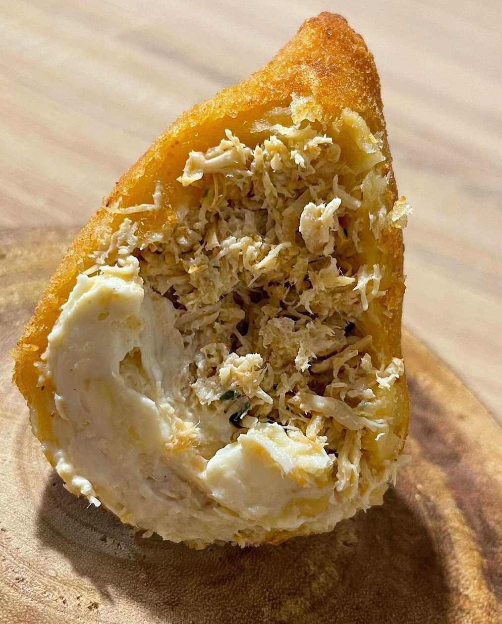 Chicken croquette with catupiry cheese