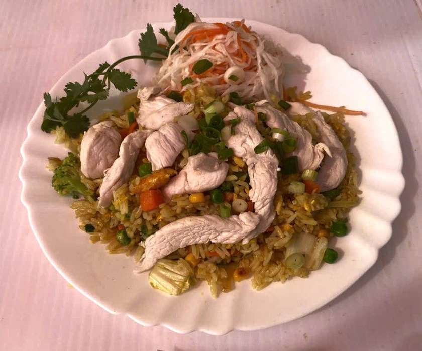 Fried Rice with Chicken