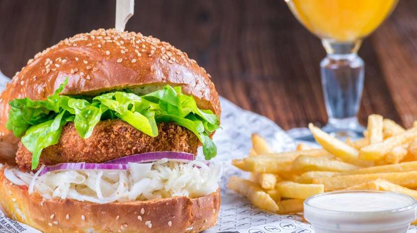 Fried Camembert in a Bun Menu
