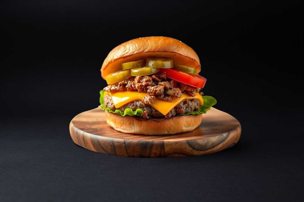 "SMASHED" Burger with beef