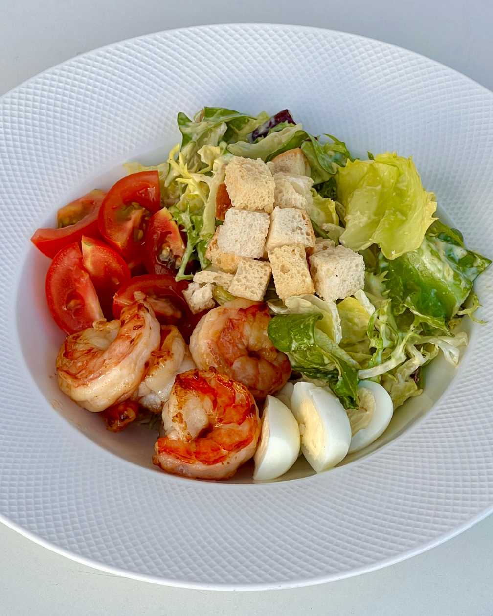 Салат Цезар із креветками