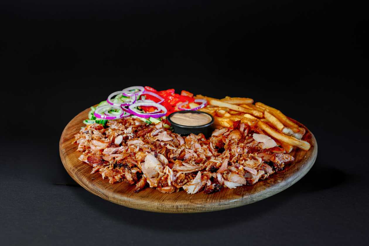 "ON A PLATE" with chicken