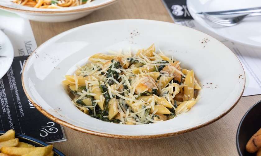 Penne With Spinach And Chicken