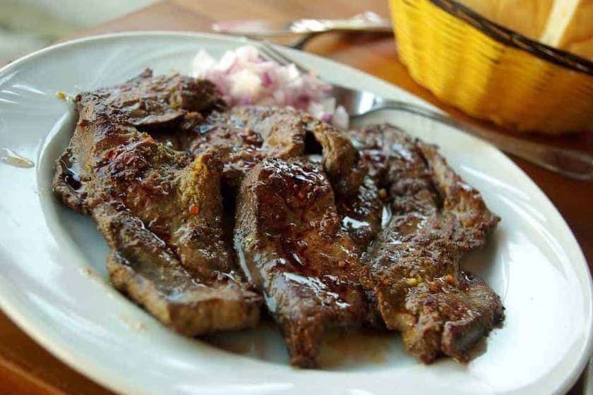 A Quarter Liver Dry Fry