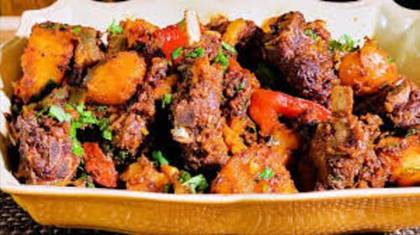 Full Goat Rib Fry
