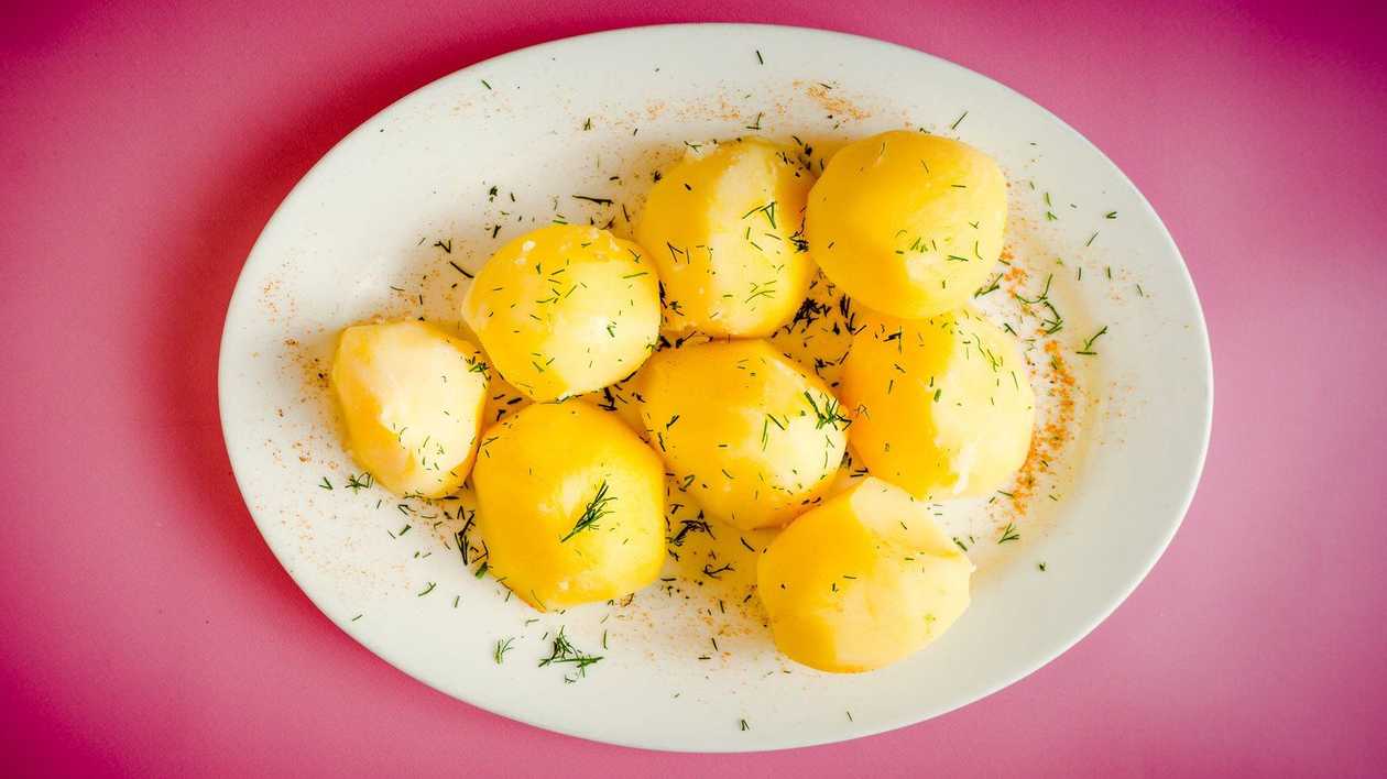 Boiled potatoes