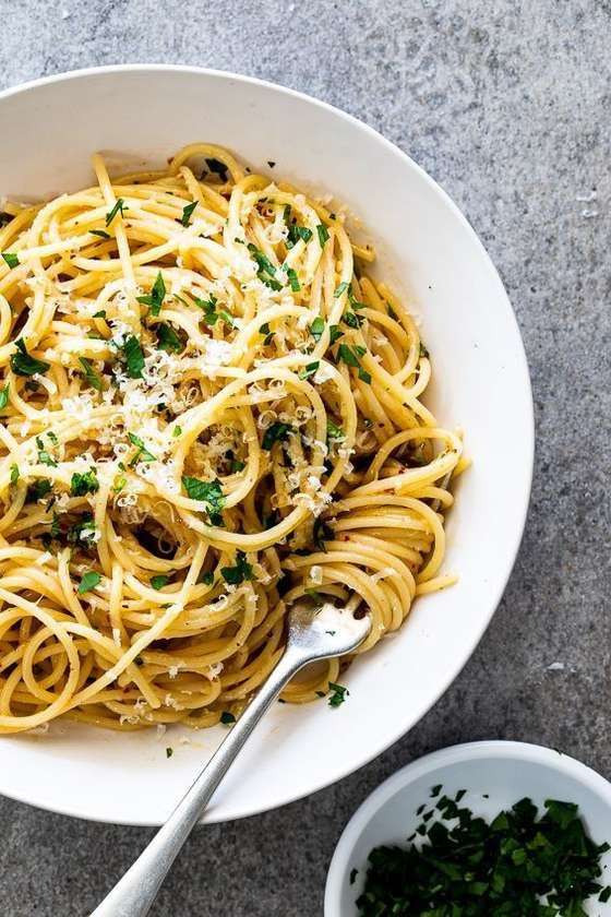 Spaghetti alio e olio