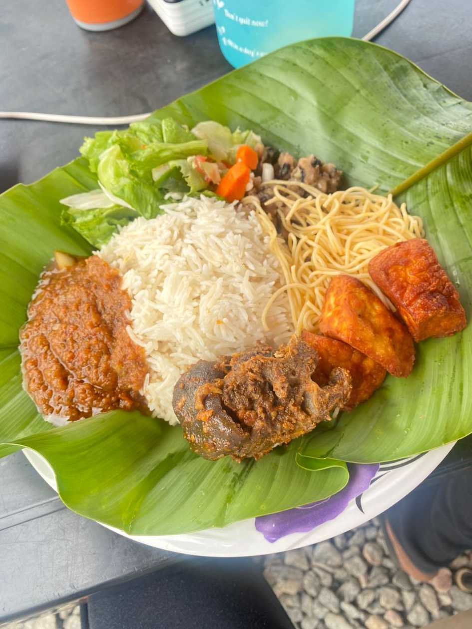 Zongo Rice with goat meat